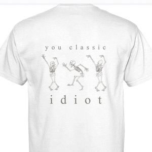 white graphic tee/ Comfort colors/ M/ L/ XL